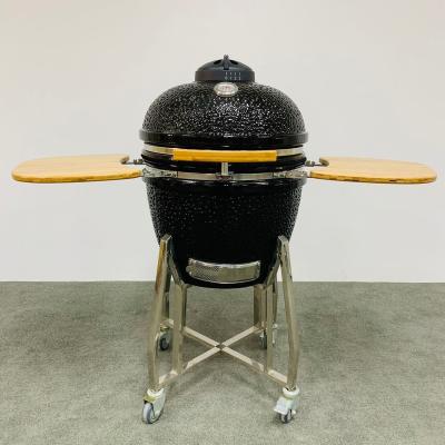 China Factory Direct Sales Style Stainless Steel Charcoal Adjustable Classic Grill Large BBQ Large Size 22inch MCD Ceramic Egg Kamado Grill for sale