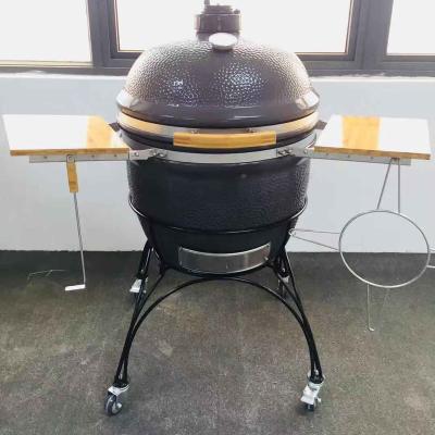 China Factory direct sales adjustable kamado size 27 inch MCD pizza oven charcoal bbq grill smoker ceramic kamado grill for sale