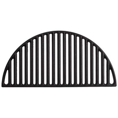 China Barbecue Half Moon Dustproof Cast Iron Cooking Grate Fit For Kamado Grills for sale