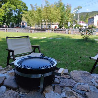 China Factory Direct Supply Adjustable Size MCD Korean Portable Ceramic Barbecue Kamado Grill Tables Grill for sale