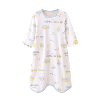 China New Summer Long Spring And Sleeve Children's Sleeping Bag Classic Breathable Mesh Infant Kick Proof Quilt Baby Room Sle for sale