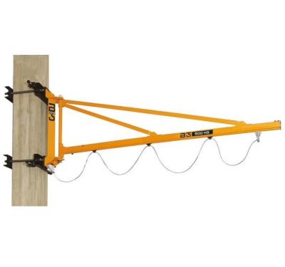 China Jib Crane 2t 1t Fixed Wall Jib Arm Crane With Wire Chain Hoist for sale