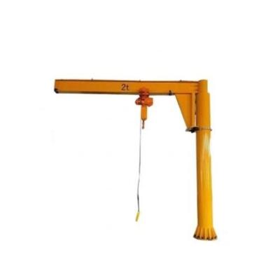 China Jib Crane 360 ​​Degree Construction Lifting Electric Mobile Pillar Mounted Jib Crane Swing Arm 1 Ton 2 Ton Price for sale