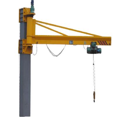 China Jib Crane bx mounted pillar 1t slewing jib crane stationary rotation with motor for sale for sale