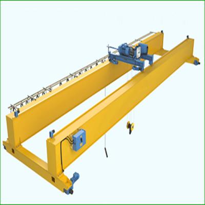 China Bridge Crane Electric Drive Double Girder Overhead Crane Left Hand 5ton Overhead Crane With Crane Trolley for sale