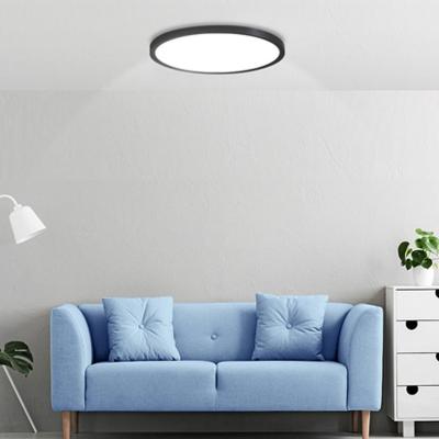 China Surface Mounted Customized Modern Outdoor Bedroom Living Room App Control RGB Smart Round Led Ceiling Light for sale