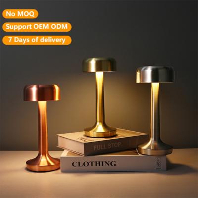 China EUROPEAN High Quality Customized Cordless Led Usb Rechargeable Living Room Touch Control Bedroom Table Lamps for sale