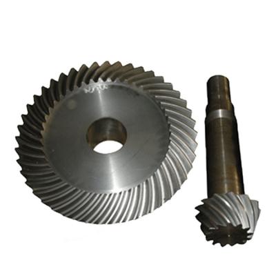 China Forge Steel Gearbox Factory Manufacture Bevel CNC Machining Bevel Gear 20 m3 1/1 Steel Spiral Bevel Gear Spiral Assembly Custom for sale