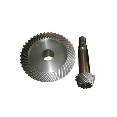 China Industrial Non-standard Forging Steel Bevel Gearbox Hardened Steel Teeth Direct Forging Spiral Helical Pinion Helical Gear Suspended for sale