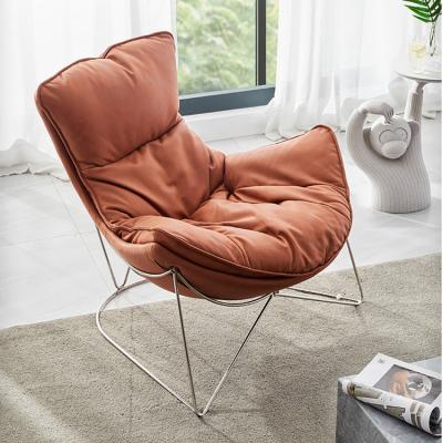 China Imola Lounge Chair Living Room (Other) Nordic Adjustable Fiber Fabric Leather Luxury Accent Sofa Chair for sale