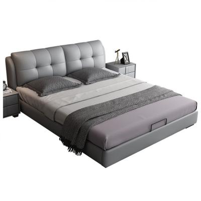 China Furniture Expandable Custom Design Double Bed Bed For Bedroom Modern Luxury Soft Beds for sale