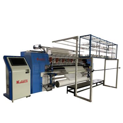 China Head Moved New Color Fashion Design Multi Needle Quilting Machine For Bedspread Quilt Mattress Garment, Working Width 2400mm for sale