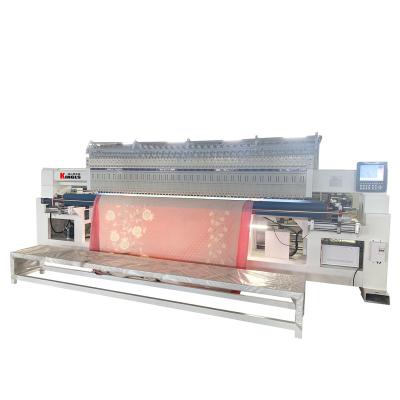 China Head Moved High Efficient Multi Needle Quilting Embroidery Machine For Mattress Garment And Sofa Blanket for sale