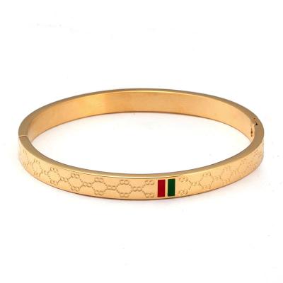 China FASHIONABLE Jovo Love Gold Plated Designer Bangles Stainless Steel Hot Selling Jewelry Low Price For Sale for sale