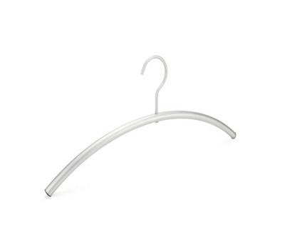 China CLASSIC Moon Shape Strong Aluminum Pipe Hanger for Sweater and Coat Display for sale