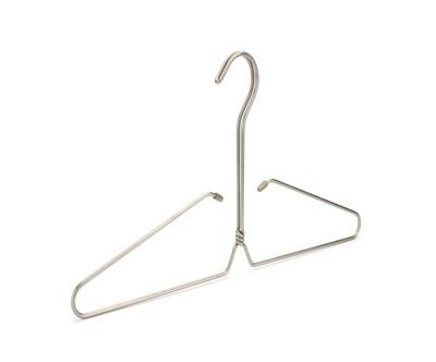 China Stainless Steel Anti-Slip Custom Clothes Pant Hangers For Fabrics Non Slip Hanger Clips Stretch for sale