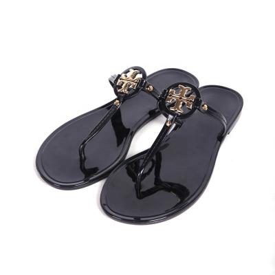 China Luxury Designer Anti-Slip Slipper Fashion Flip Flop Jelly Sandals Summer Fashion Trend Women Brand Shoes Ladies Sandals Wholesale for sale