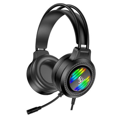 China High quality gaming headset trending products 2023 new arrivals fones electronic gamer earphone RGB led lightweight overhead headphones for sale