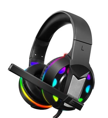 China New Gaming Special Headset Consumer Electronics RGB Led Lightweight Sedia Gaming Headset Earphone With Microphone For PC for sale