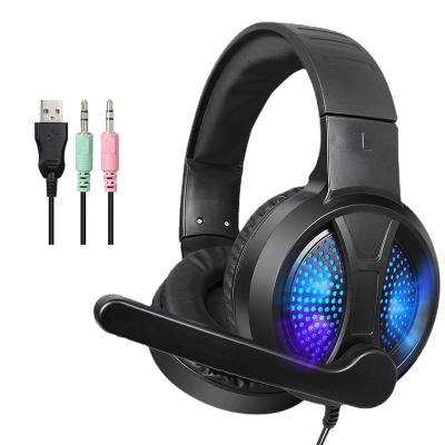 China Cheap Gaming Headset Auriculares 2023 High Quality Electronics RGB Led Lightweight Gamiing Headsets Baratos Auriculares Game for sale