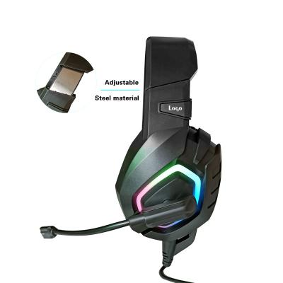 China High quality gaming headset private label ps4 ps5 playstation gamepad RGB led lights gaming headsets earphone audifono m28 for sale