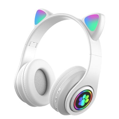 China Gato high quality electronics auriculares de oreja children games Bluetooth headset with light bluetooth gaming led wireless headset for sale