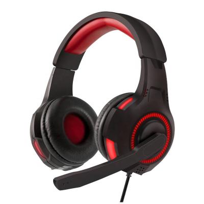 China Lightweight and Comfortable Wired Classic Classic Over-Ear Wearing Stereo Headphones Led Light for Switch PS4 One PC Gaming Headset for sale