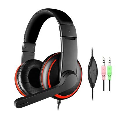 China Best Stereo Sound Headphone Gaming Computer Stereo Earphones With Microphone Wired Earphone For PC for sale