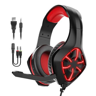 China Original ps5 supplier game head phone viable top tier wired headset with 40mm speakers for sale