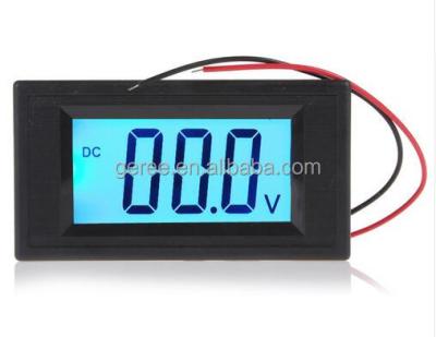 China YB5135D Digital LCD Voltmeter DC AC 0-10V 30V 100V 500V Voltmeter With Blue Screen YB5135D for sale