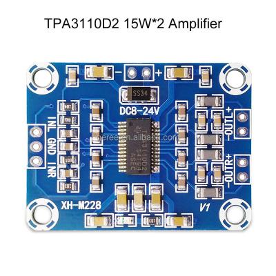 China Ultra-thin Power Amplifier XH-M228 TPA3110 Speaker Power Amplifier Board Digital Audio Power Amplifier Panel for sale