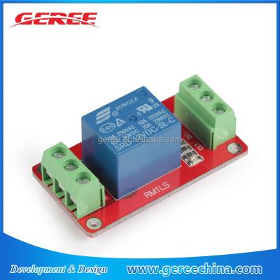 China 1-Channel Relay Module Expansion Module Layer PCB 12v 10a Epoxy Relay for sale