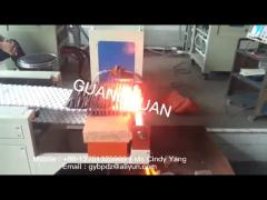 Online hot forging of ceramic conveyor belts