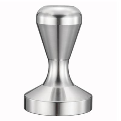 China 49/51/53/58 mm Durable Premium Stainless Steel Smoothing Flat Base Espresso Powder Coffee Tamper for sale