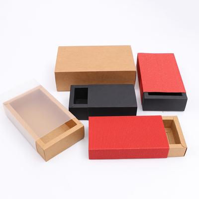 China Wholesale Custom Recyclable Logo Rigid For Packaging Jewelry Accessory Storage Sliding Drawer Fancy Gift Paper Box With Ribbon for sale