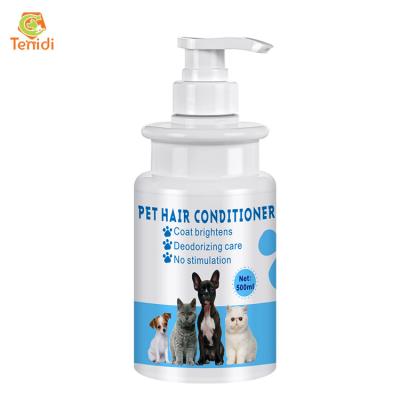 China Stocked Professional OEM ODM Dog Leave in Conditioner Organic Dog Cat Hair Grooming Deep Cleansing Shampoo Skin Care Dog Conditioner for sale