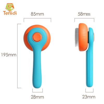 China Cat Brush Pet Grooming Brush Viable for Dogs Remove Hair Removal Comb Kitten Gog Hairs Pet Comb Puppy Grooming Brush Dog Slicker for sale