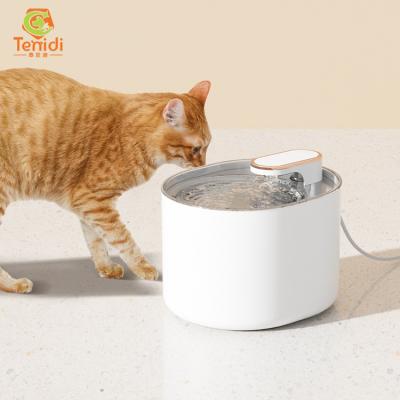 China Cat Water Fountain Automatic Smart Drinker Viable for Cats Driver Pet Water Dispenser Drinking Station for Cats for sale