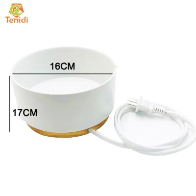 China Intelligent Thermostatic Ceramic Food Container Cat Food Water Insulation Bowl Dog Puppies Pet Bowl Automatic Heating Bowl for sale