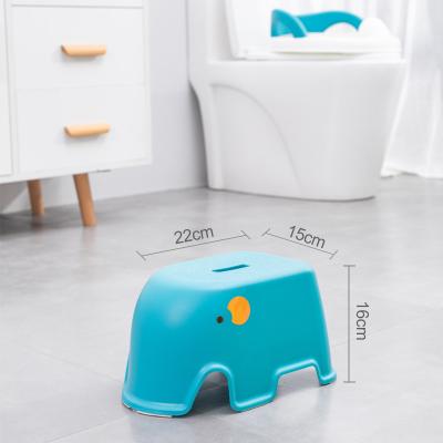 China Modern New Design Parent Child Stool On The Table Ladder Wash Safe Plastic Stool for sale