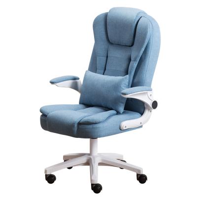 China Foldable fabric can lift and rotate office chair, conference room chair personal computer desk chair for sale