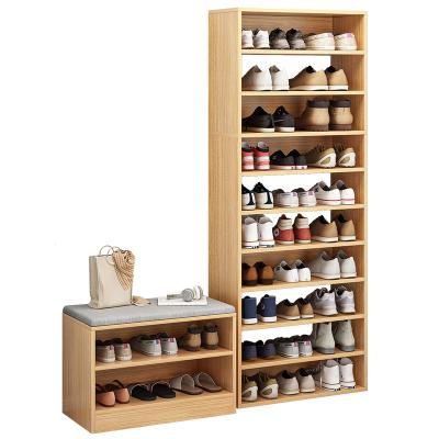 China (Size)Lovely High Adjustable Large Capacity Shoe Rack Simple Indoor Multistory Narrow Cabinet For Household Storage for sale