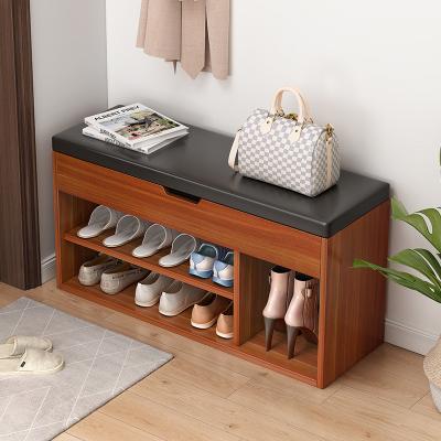 China Modern Adjustable Front Entrance Shoe Rack Bench Single Shoes (Height) Inside Changing Stools For Sitting for sale