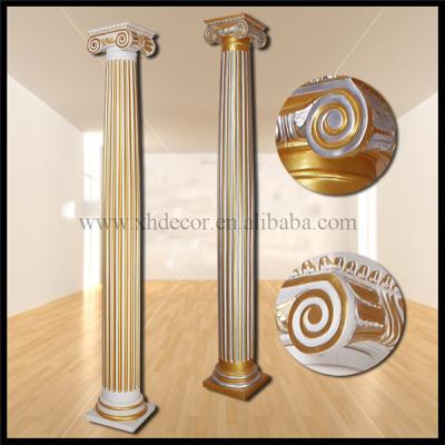 China Hollow Roman Column /Home decor PU Roman Column /Frp decoration pillar/wedding decoration pillars for sale