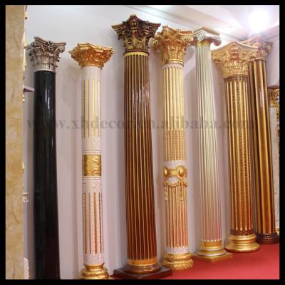 China Pillar Roman Column Decoration Frp Roman Column No Hollow Roman Column /Home Decor Gypsum for sale