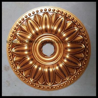 China Low Price Antique Color Artistic Ceilings Diameter 15 3/4 Inch Ceiling Medallion for sale