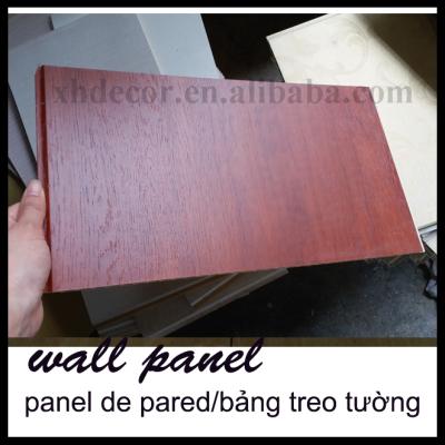 China Interior Walls Meeting Room Yoga Room Wood Tone 3d Wall Panel Lightweight PVC for sale