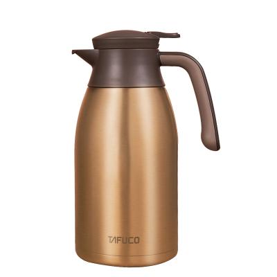 China TAFUCO PORTABLE VACUUM JUG Designed Thermos Bottle Water Bottle Stainless Steel Double Walled Coffee Thermal Carafe for sale