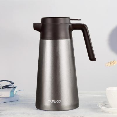 중국 TAFUCO Sustainable Large Capacity Coffee and Tea Thermos Vacuum Heating 2L Double Wall Stainless Steel Insulated Coffee Pot 판매용