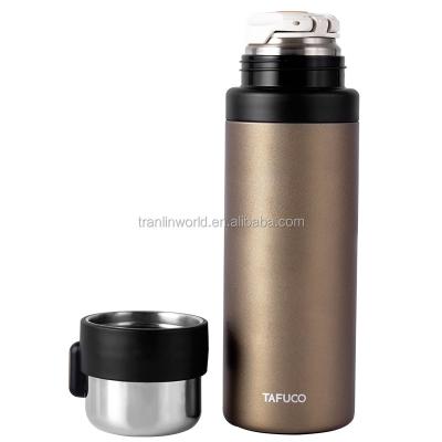 China TAFUCO Sustainable Qualite Thermos 316 Stainless Steel Thermo Cup Vacuum Insulated Wide Mouth Water Bottle Thermos Keeps Cold for sale